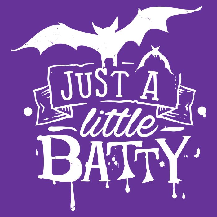 Just A Little Batty Funny Halloween Cooling Performance Crew T-Shirt