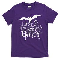 Just A Little Batty Funny Halloween T-Shirt