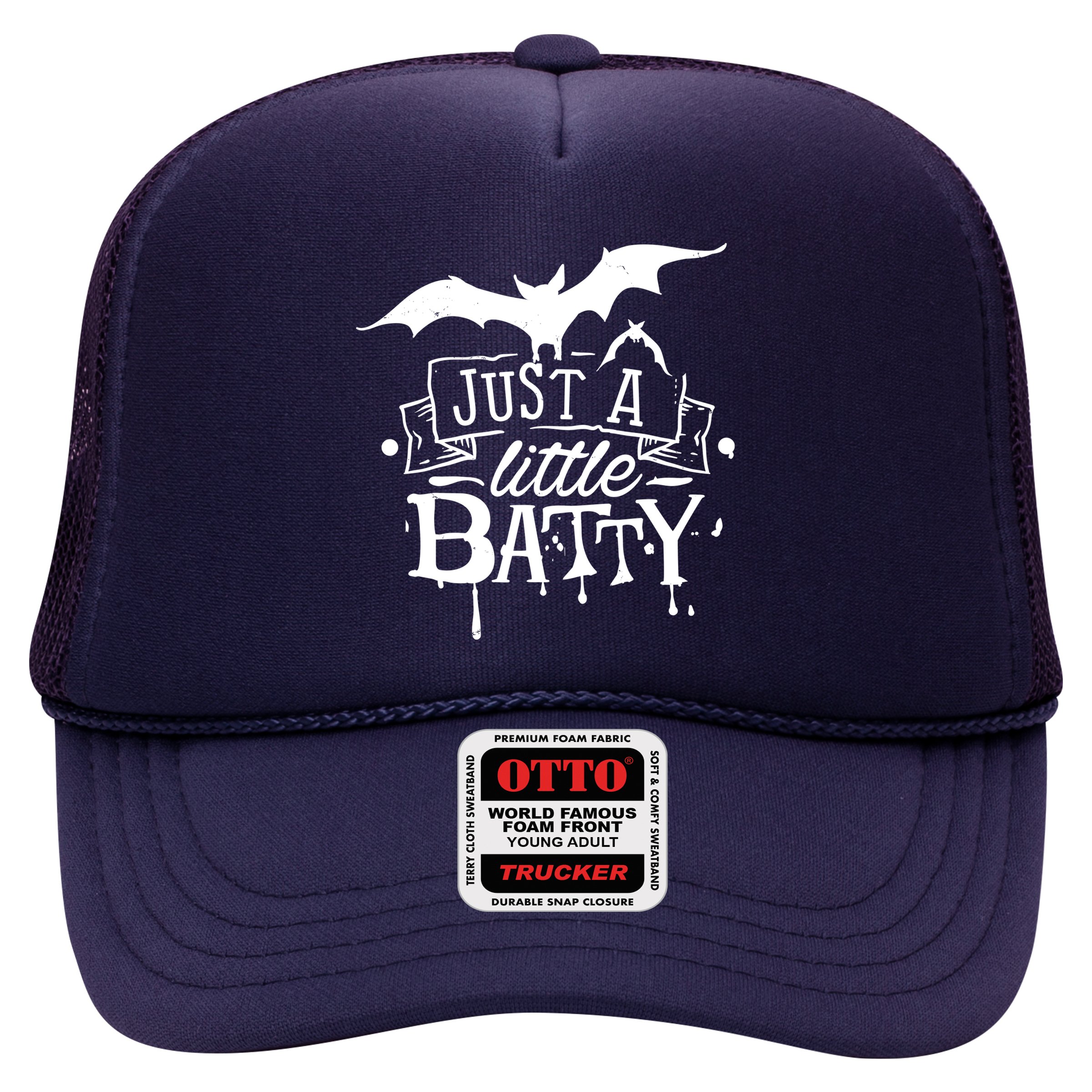 Just A Little Batty Funny Halloween Hat