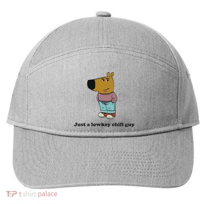 Just A Lowkey Chill Guy 7-Panel Snapback Hat