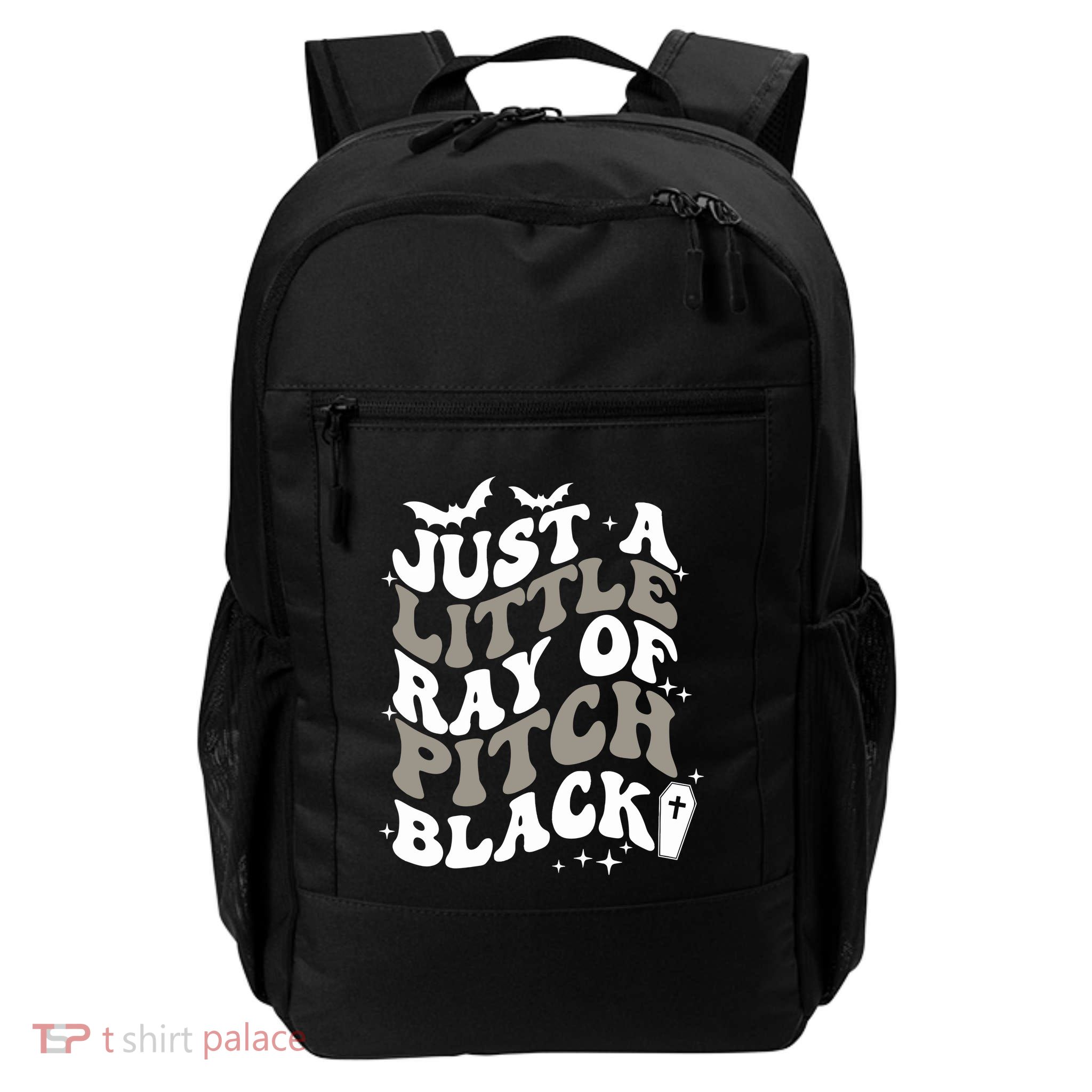 Just A Little Ray Of Pitch Halloween Black Daily Commute Backpack