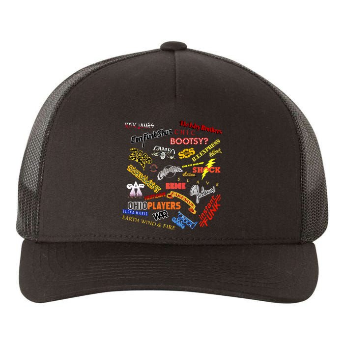 Just A Little Funk Yupoong Adult 5-Panel Trucker Hat