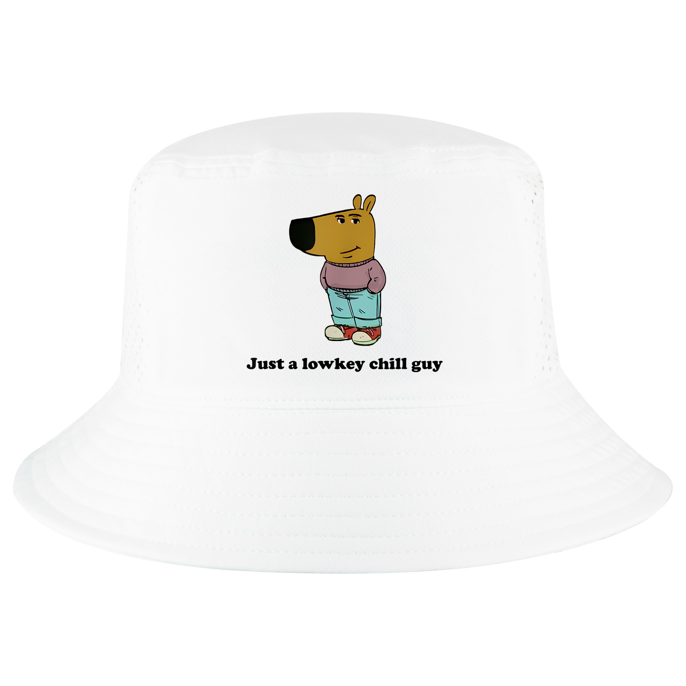 Just A Lowkey Chill Guy Cool Comfort Performance Bucket Hat