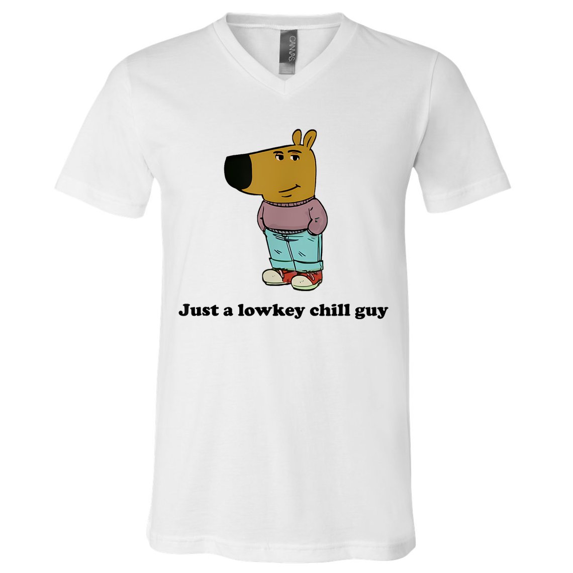 Just A Lowkey Chill Guy V-Neck T-Shirt