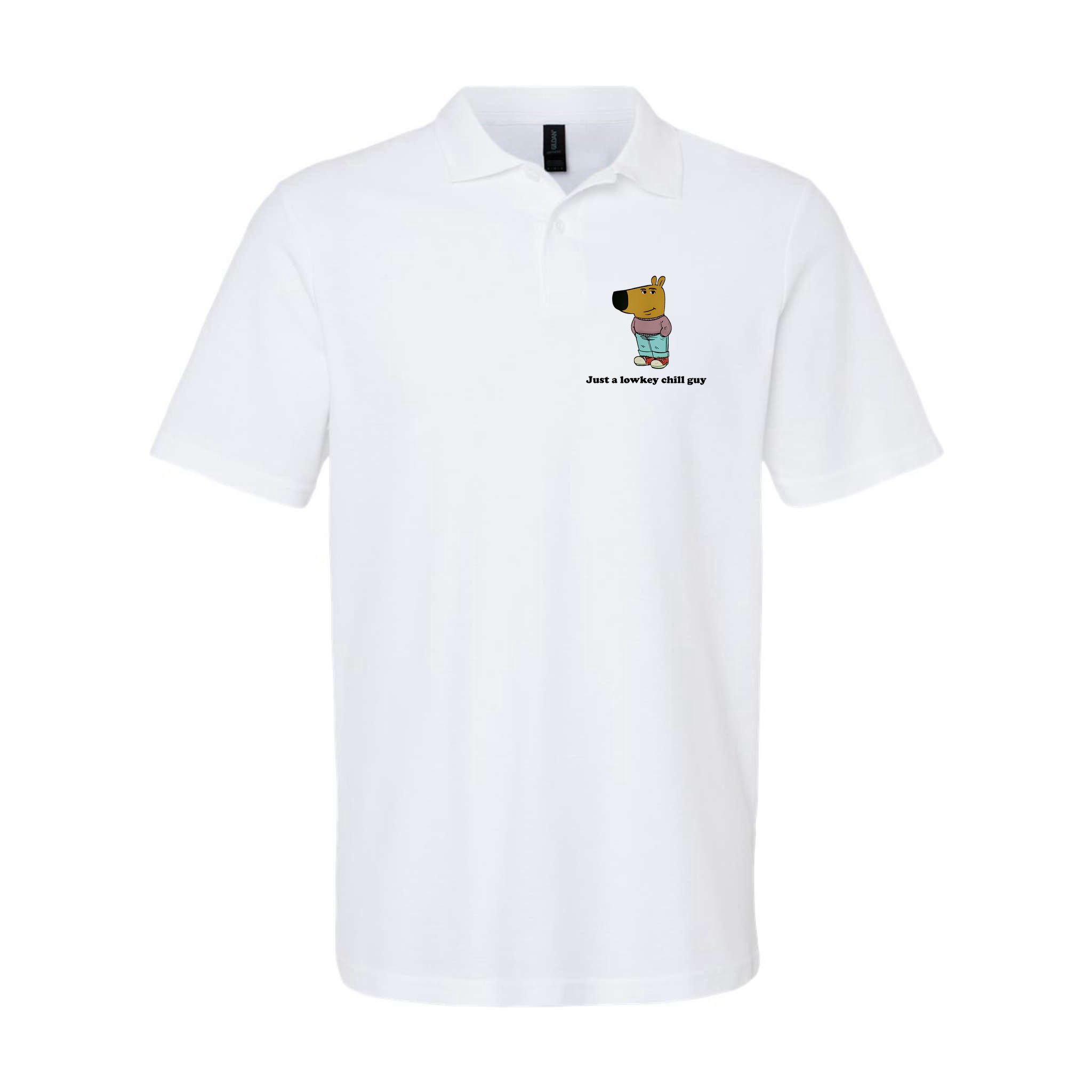 Just A Lowkey Chill Guy Polo