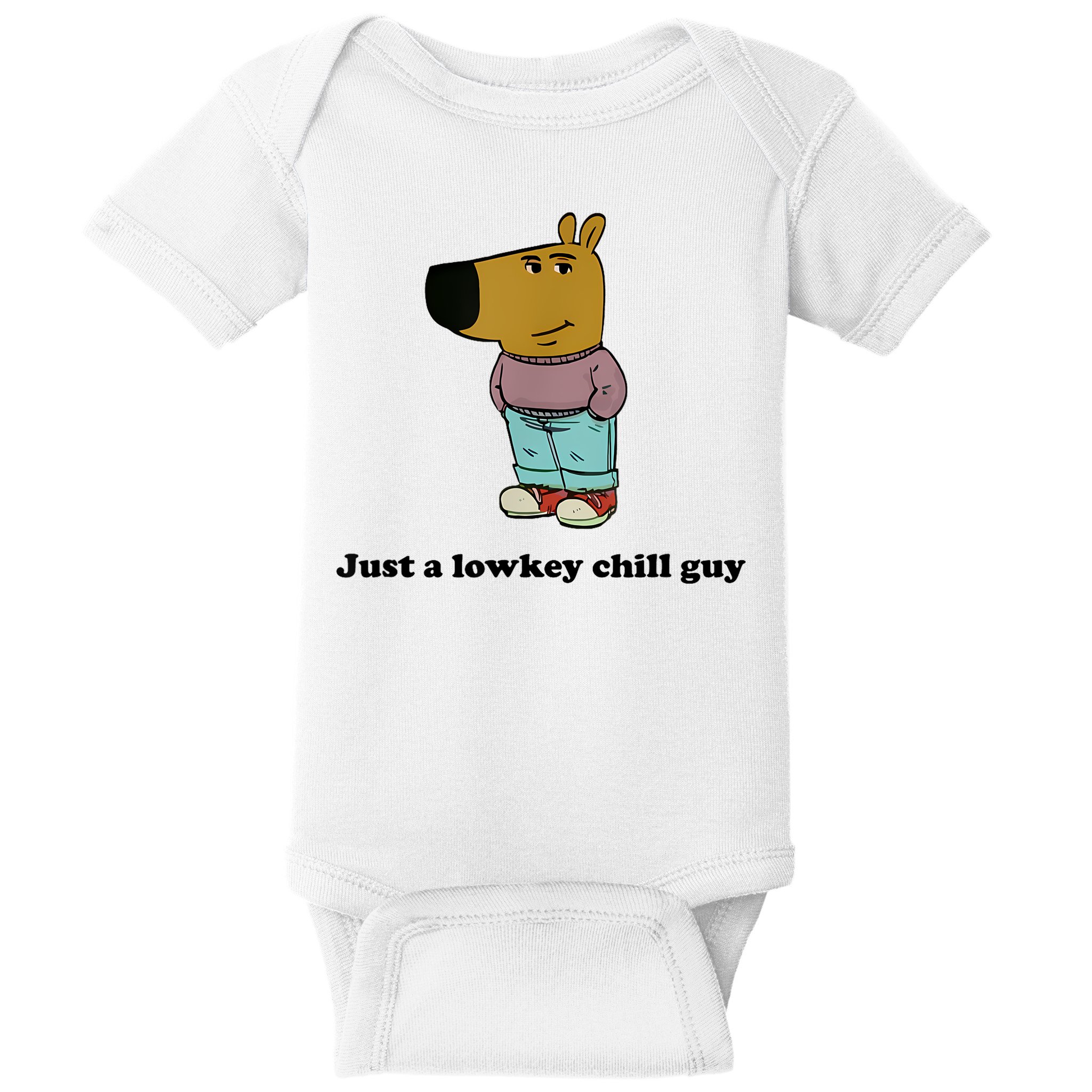 Just A Lowkey Chill Guy Baby Bodysuit