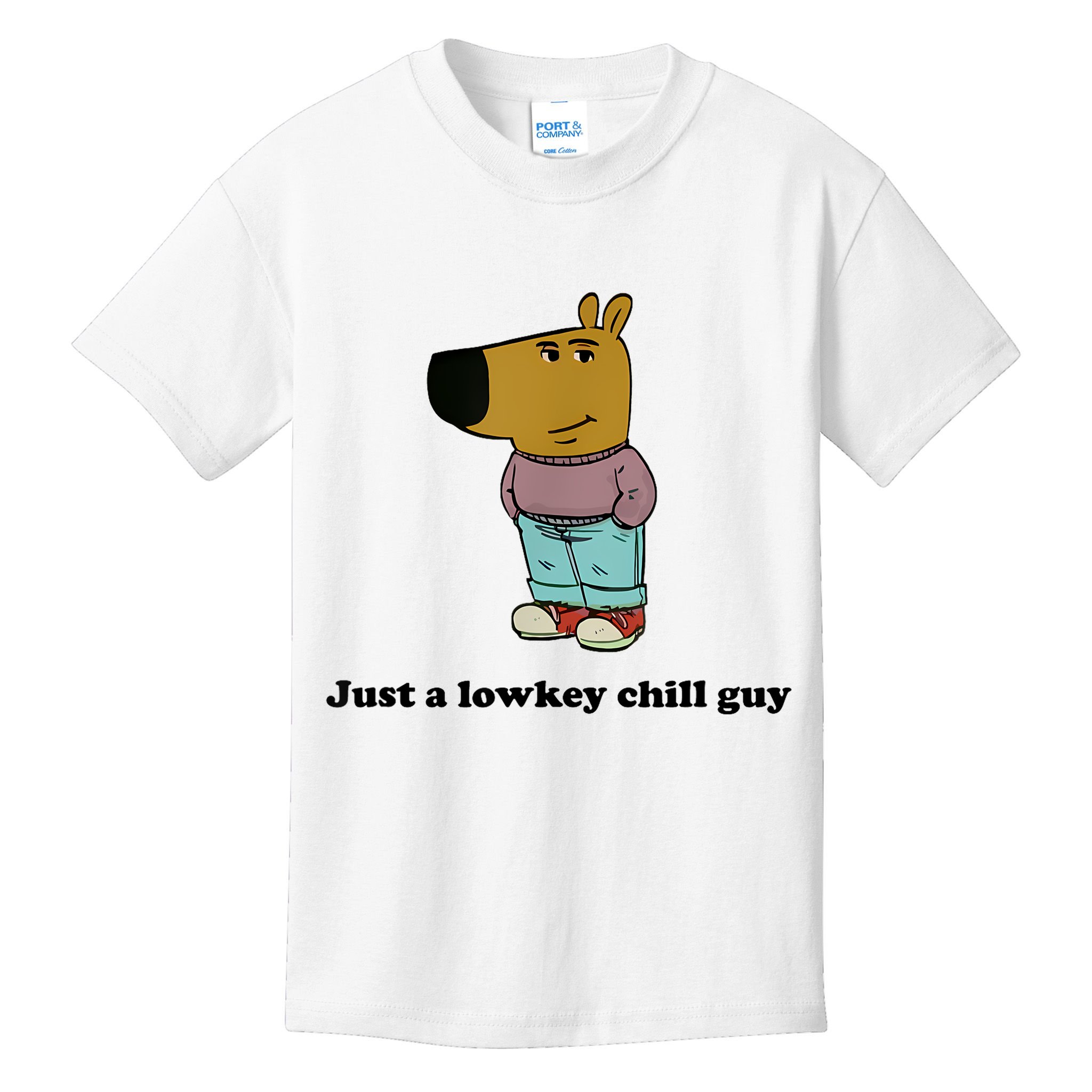 Just A Lowkey Chill Guy Kids T-Shirt