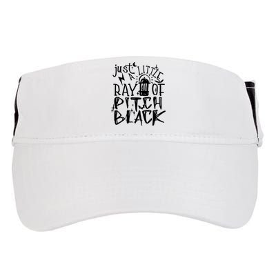 Just A Little Ray Of Pitch Black Adult Drive Performance Visor