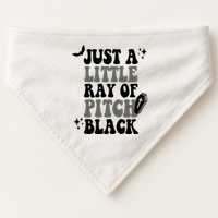 Just A Little Ray Of Pitch Black Halloween USA-Made Doggie Bandana