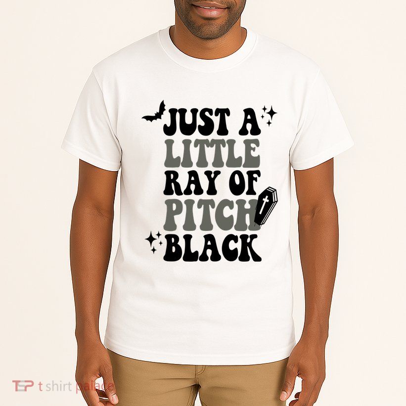Just A Little Ray Of Pitch Black Halloween Tall T-Shirt