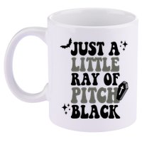 Just A Little Ray Of Pitch Black Halloween 11oz C Handle Ceramic Mug