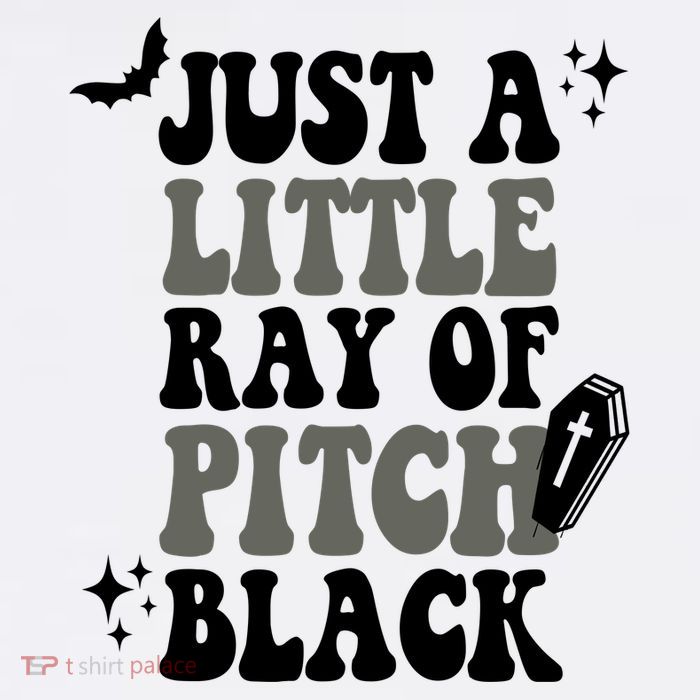 Just A Little Ray Of Pitch Black Halloween Poster