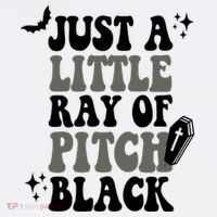 Just A Little Ray Of Pitch Black Halloween Premium T-Shirt