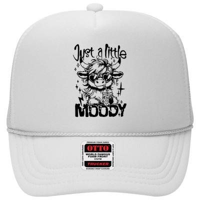 Just A Little Moody Sarcastic Snarky Western Cow Trucker Hat