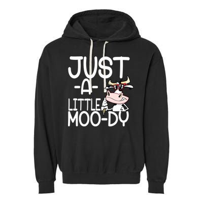 Just A Little Moody Garment-Dyed Fleece Hoodie