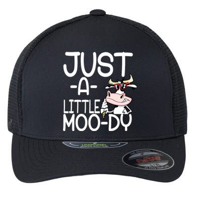 Just A Little Moody Flexfit Unipanel Trucker Cap