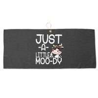 Just A Little Moody Large Microfiber Waffle Golf Towel