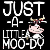 Just A Little Moody Youth Performance Sprint T-Shirt