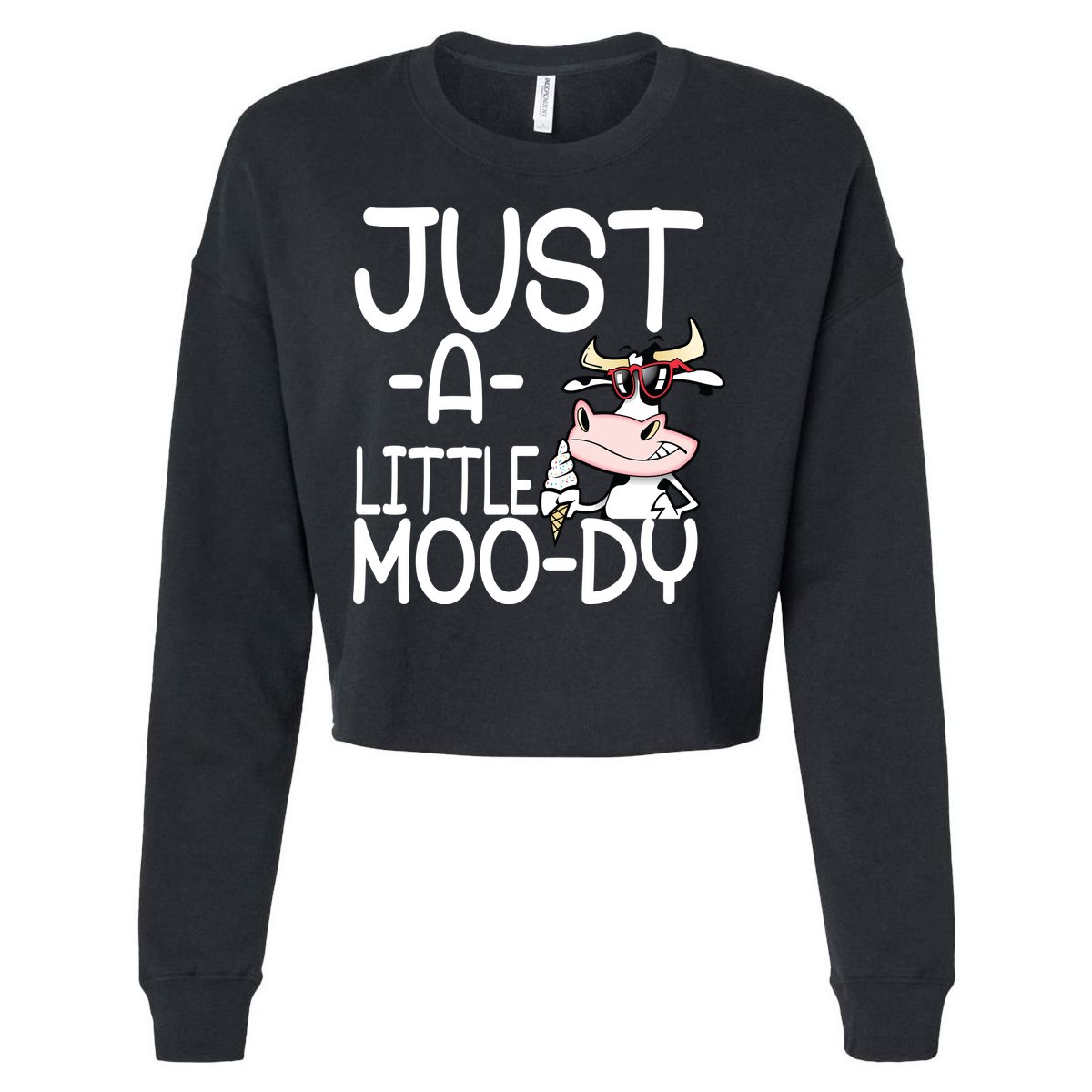Just A Little Moody Cropped Pullover Crew