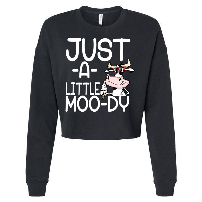 Just A Little Moody Cropped Pullover Crew