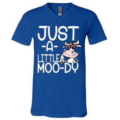 Just A Little Moody V-Neck T-Shirt