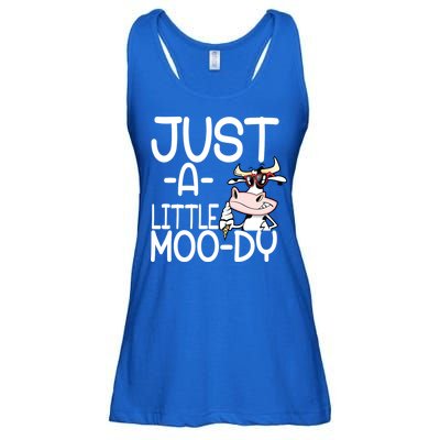 Just A Little Moody Ladies Essential Flowy Tank