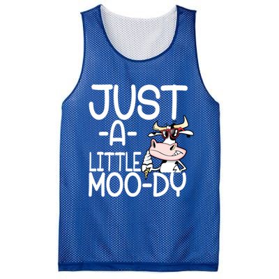 Just A Little Moody Mesh Reversible Basketball Jersey Tank