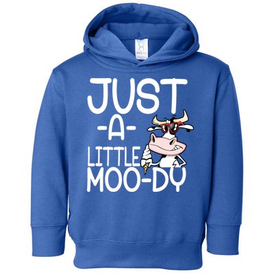 Just A Little Moody Toddler Hoodie
