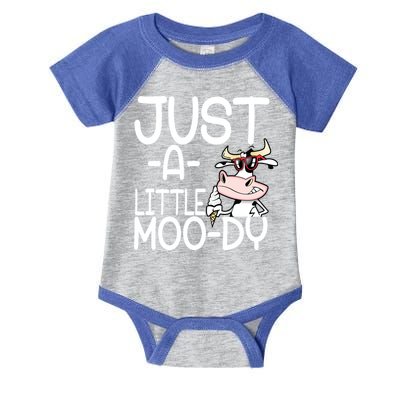 Just A Little Moody Infant Baby Jersey Bodysuit