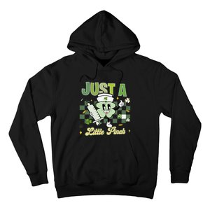 Just A Little Pinch Retro Nurse Nursing Saint Patrick's Day Shamrocks Hoodie