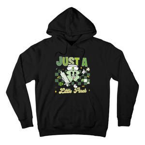 Just A Little Pinch Retro Nurse Nursing Saint Patrick's Day Shamrocks Tall Hoodie