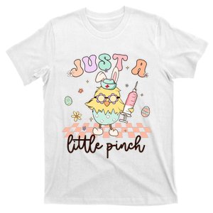 Just A Little Pinch RN L&D Easter Day Nurse Cute Chicken T-Shirt