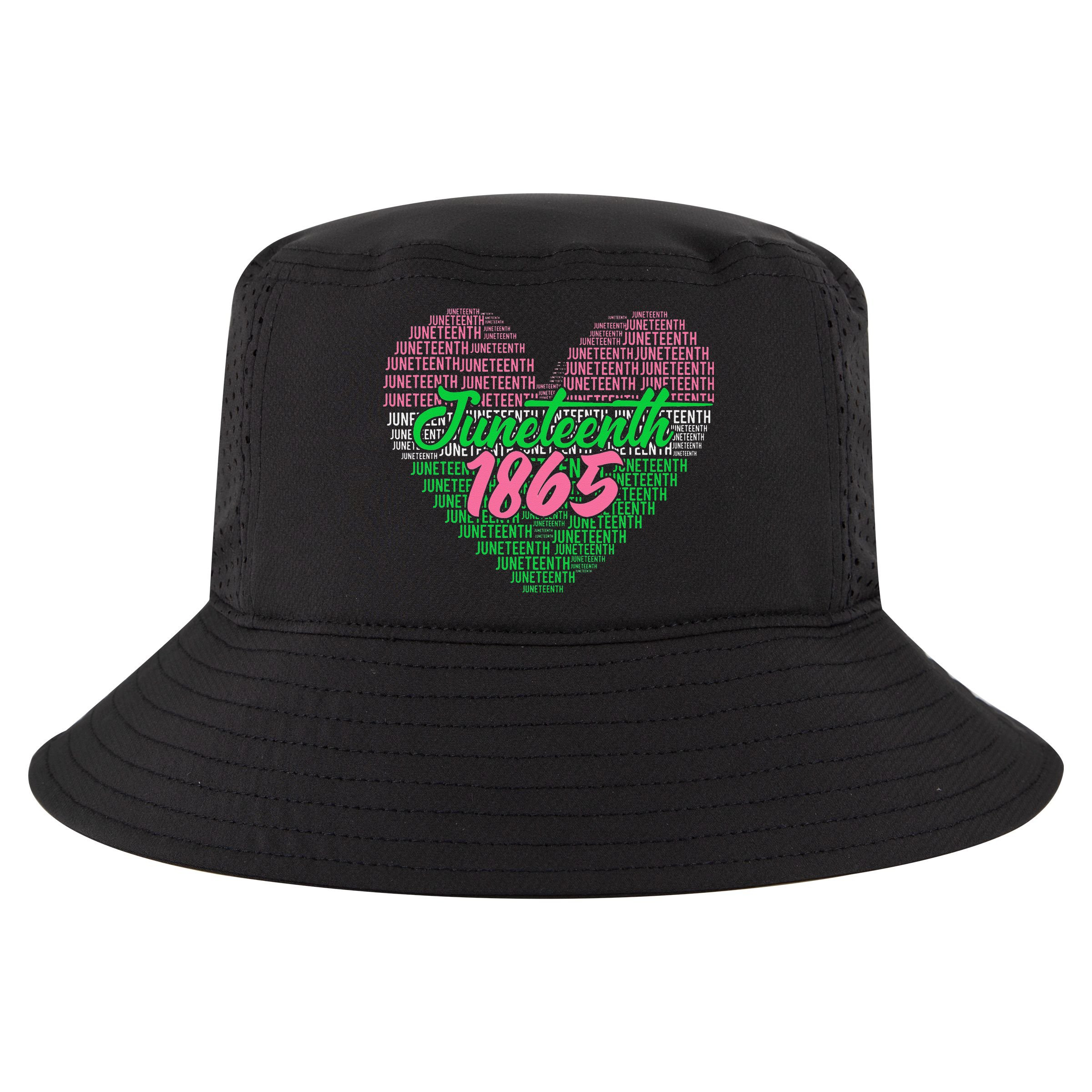 Juneteenth aka love heart Cool Comfort Performance Bucket Hat