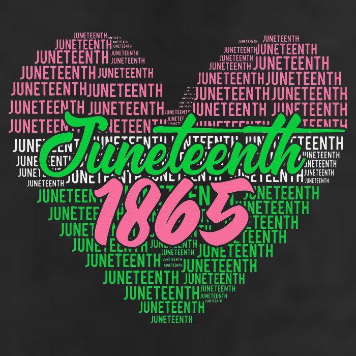 Juneteenth aka love heart Cool Comfort Performance Bucket Hat