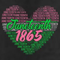 Juneteenth aka love heart 7 Panel Mesh Trucker Snapback Hat