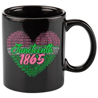 Juneteenth aka love heart 11oz C Handle Ceramic Mug