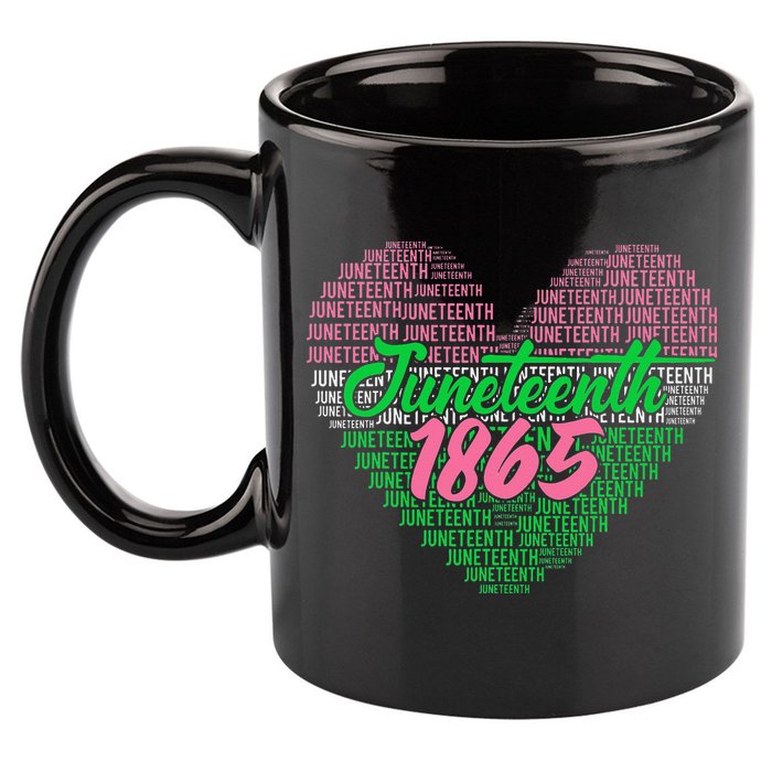 Juneteenth aka love heart 11oz C Handle Ceramic Mug