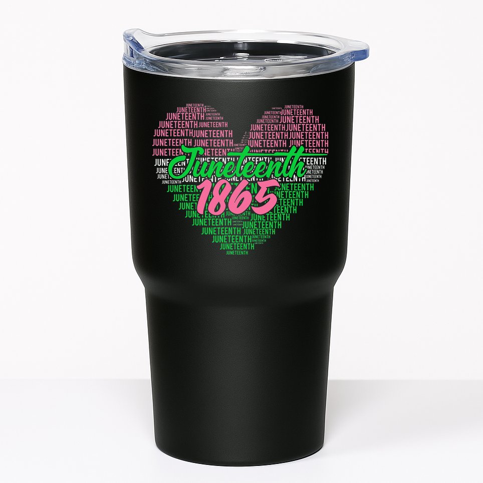 Juneteenth aka love heart Tumbler