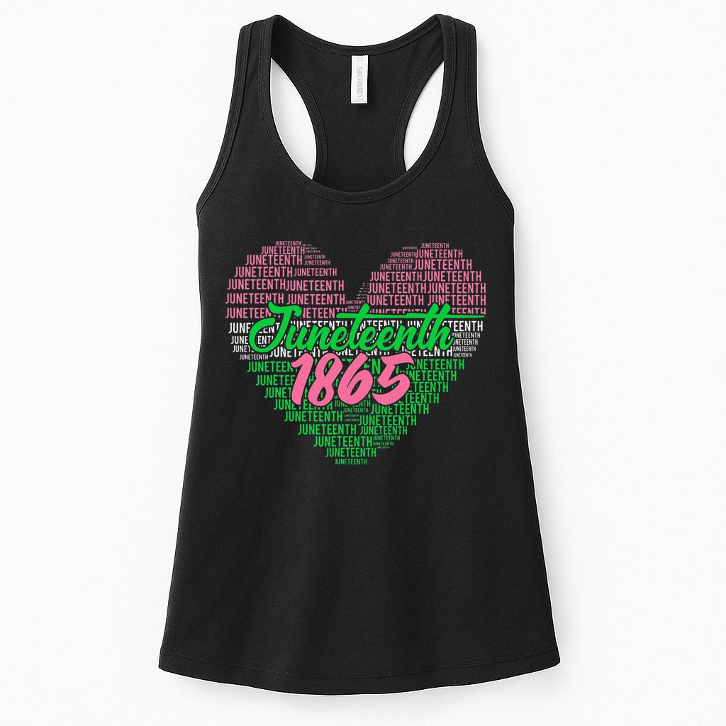 Juneteenth aka love heart Womens Tank Top