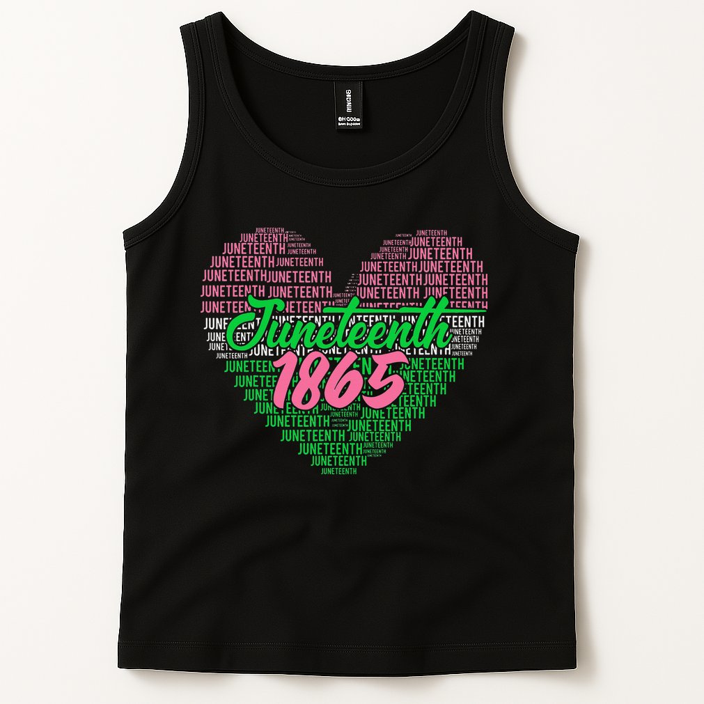 Juneteenth aka love heart Tank Top