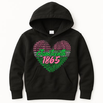 Juneteenth aka love heart Kids Hoodie