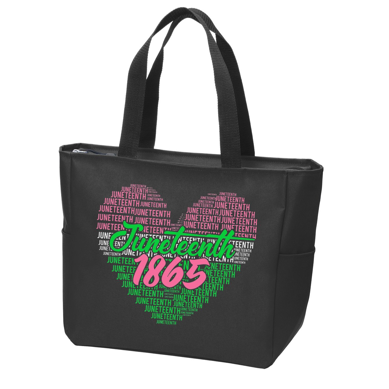 Juneteenth aka love heart Zip Tote Bag