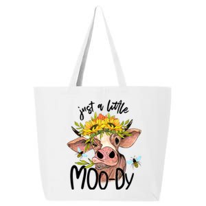 Just A Little Moody Cute Cows Lover Farming 25L Jumbo Tote