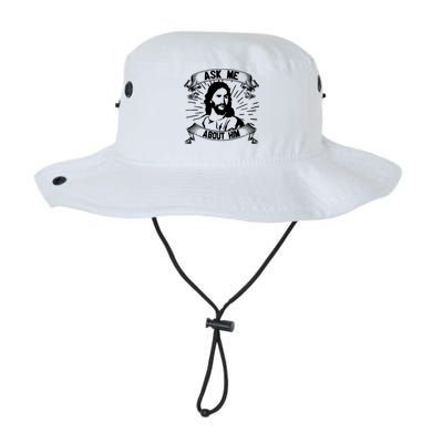 Jesus Ask Me About Him Bucket Hat
