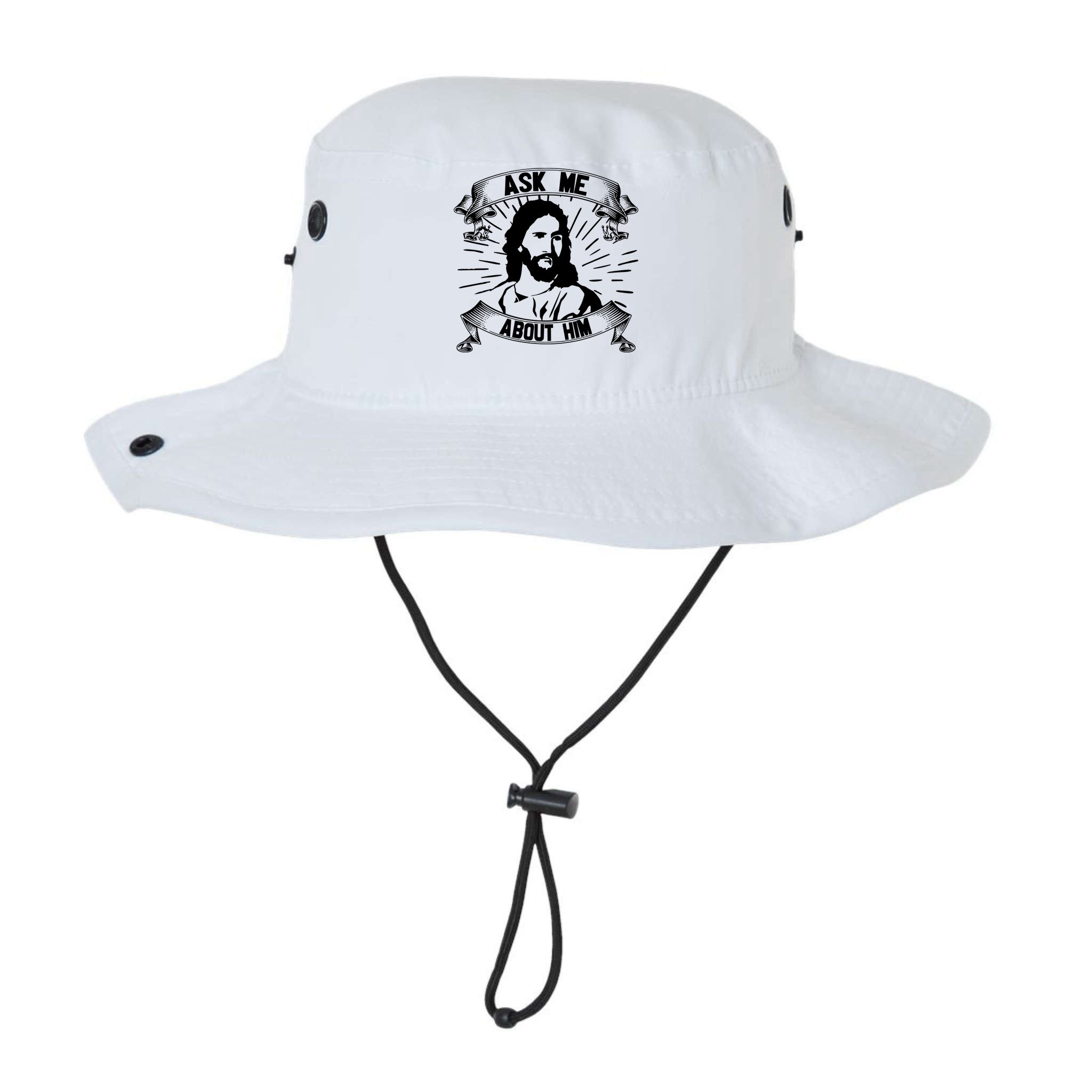 Jesus Ask Me About Him Bucket Hat