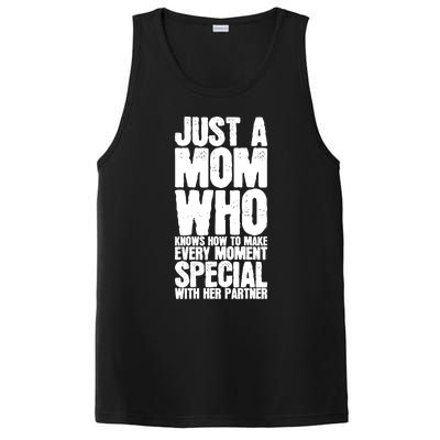 Just A Mom Who Knows How To Make Every Mot Special With H Great Gift PosiCharge Competitor Tank