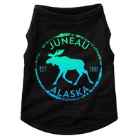 Juneau Alaska Moose Gradient Distressed Souvenir Doggie Tank