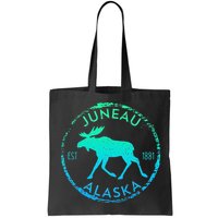Juneau Alaska Moose Gradient Distressed Souvenir Bag