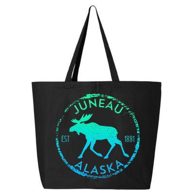 Juneau Alaska Moose Gradient Distressed Souvenir 25L Jumbo Tote
