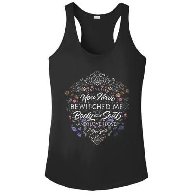 Jane Austen Merchandise Vintage Pride And Prejudice Ladies PosiCharge Competitor Racerback Tank